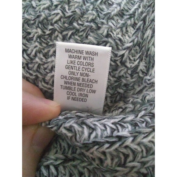 Studio Works Knit Long Sleeve Sweater Color Grey/Black Marbling Womens Size 1X - Picture 6 of 11